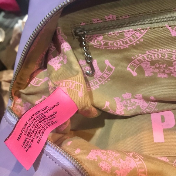 Juicy Couture vintage leather satchel HUGE EUC - Picture 7 of 10